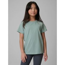 Regular plain girls' T-shirt 4F 4FJRSS26TTSHF3554-12S