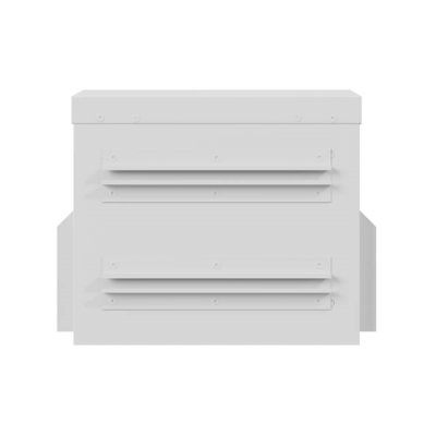 16. 10" HERMETIC IP55 WALL/POLE MOUNTING RACK CABINET 320X220X300 GRAY LANBERG (ASSEMBLED)