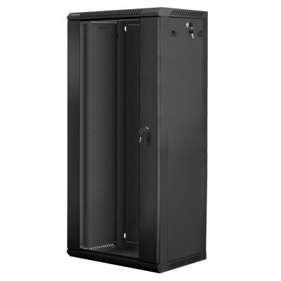 2. Lanberg WF01-6427-10B 27U Rack Wall Mounted Cabinet Black