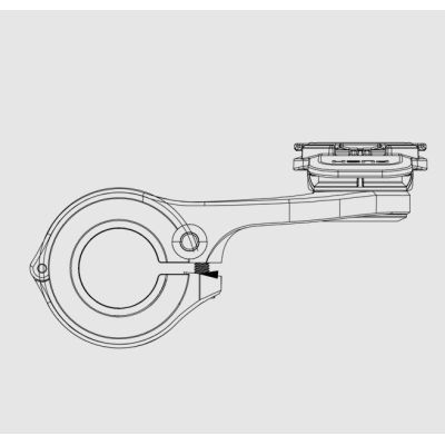 4. Quad Lock Out Front PRO Bike Handlebar Mount