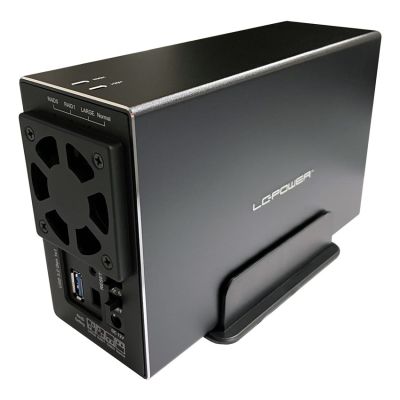 3. LC-Power LC-35U3-RAID-2 Hard Drive Enclosure HDD Case Black 3.5"