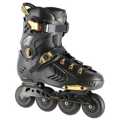 NILS Extreme NA20002 slalom roller skates black and gold size 41