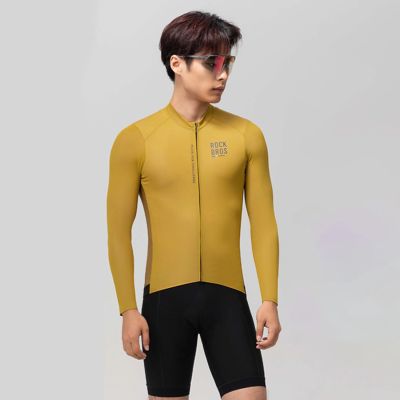 2. Rockbros 15120015023 ROAD TO SKY men's long sleeve cycling jersey S - yellow