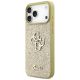 2. Guess Fixed Glitter Big 4G case for iPhone 17 Pro Max - gold