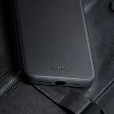 19. 3mk Hardy Apple Silky Leather MagCase for Apple iPhone 14 Plus - Black