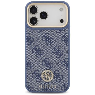 3. Guess 4G Strass Logo MagSafe Case for iPhone 18 Pro Max / 17 Pro Max – blue