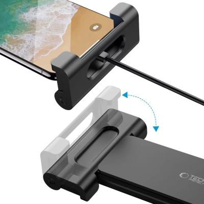 7. Tech-Protect V1 Telescopic Car Headrest Phone Holder - Black
