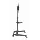 5. GEMBIRD HEIGHT-ADJUSTABLE, MOBILE, WHEEL-FREE TV STAND 32" - 55"