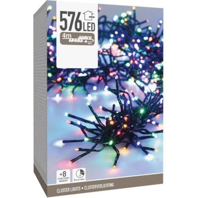 7. CHRISTMAS TREE LIGHTS LIGHT CHAIN 576 LED TIMER MULTICOLOR
