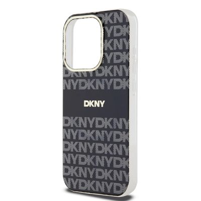 10. DKNY IML Mono & Stripe MagSafe case for iPhone 15 Pro Max - black