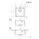 4. Deante Olfato ZPO010A steel sink