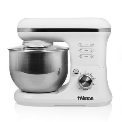 9. Tristar MX-4817 Kitchen Machine 1200 W Number of Speeds 6 Bowl Capacity 5 L White
