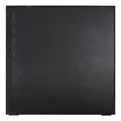 12. Arctic Xtender Schwarz Glasfenster case ohne GPU mount