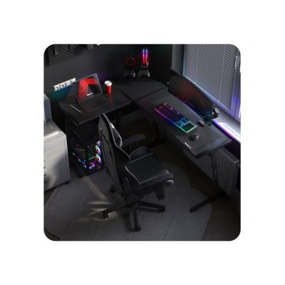 8. Huzaro Hero 6.0 Black RGB Gaming Desk