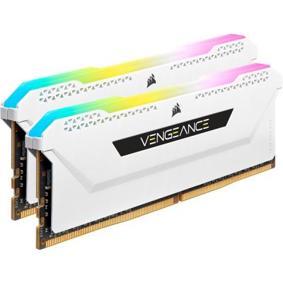6. Memory Corsair Vengeance RGB Pro CMH16GX4M2E3200C16W 16GB 2x8GB DDR4 3200MHz
