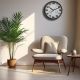 8. WALL CLOCK 25CM WITH THERMOMETER WHITE