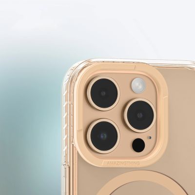 11. AmazingThing Titan Pro Mag Case with Magnetic Ring for iPhone 16 Pro - Rose Gold