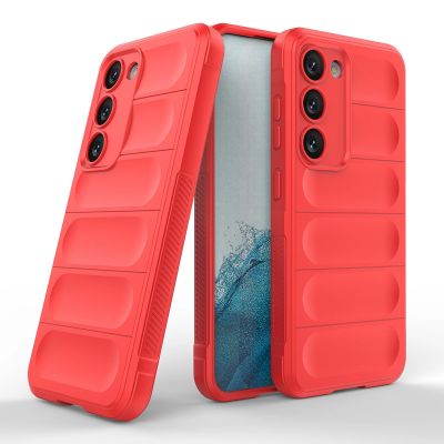 20. Magic Shield Case for Samsung Galaxy S23+ flexible armored cover red