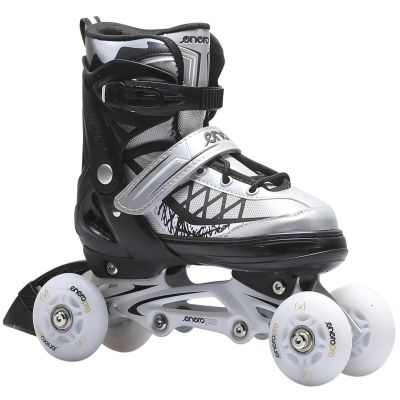 34. ROLLER SKATES-ROLLER SKATES-ICE SKATING 4IN1 ENERO PRO LED 30-33 GRAY