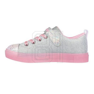 5. Skechers S Lights Twinkle Sparks Heather Magic Jr 314703L-GYPK shoes