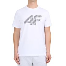 Men's T-shirt 4F M3342 white 4FWMM00TTSHM3342 10S