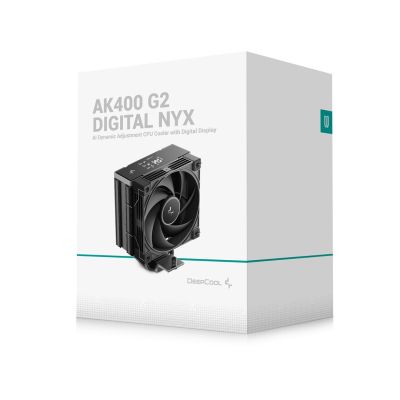 9. DeepCool AK400 G2 Digital NYX Processor Air Cooler 12cm Black 1 pc.