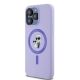 2. Karl Lagerfeld Silicone Karl&Choupette Heads Ring MagSafe Case for iPhone 15 Pro Max - Purple