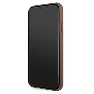 5. Guess 4G Stripe case for iPhone 11 / Xr 6.1" - brown
