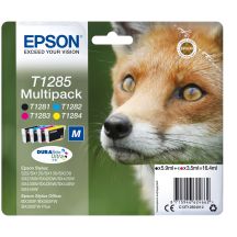 Epson Fox Multipack 4-color T1285 DURABrite Ultra Ink