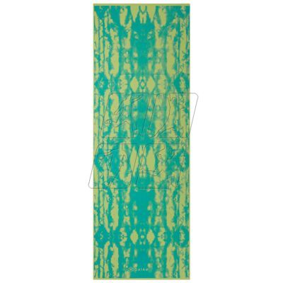 6. Double-sided Yoga Mat GAIAM Turquoise Lotus 6 MM 62344