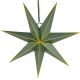 2. PAPER STAR DECORATION 45 CM 7-POINT GREEN SASKA GIFT & DECOR