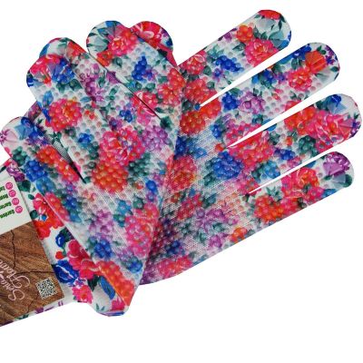 4. FLOWER GARDEN GLOVES SIZE 7/S