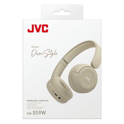 5. JVC HAS-59WCU BT Headphones Beige