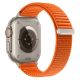 2. Tech-Protect NylonLoop Strap for Apple Watch 44 / 45 / 46 / 49 mm – Orange