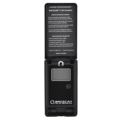 3. BACscan F-45 breathalyzer 0 - 4% Black