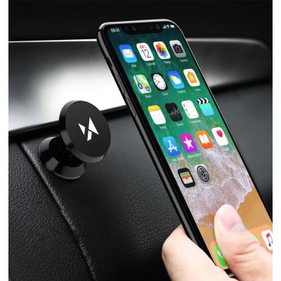 15. Wozinsky Magnetic Car Mount for Dashboard 360 Self-Adhesive Black (WMH-05)