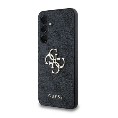 2. Guess 4G Big Metal Logo case for Samsung Galaxy A35 - black
