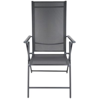 8. GARDEN CHAIR 57x68x106CM 2xTEXTLINE 7-POSITION SET 2 PCS