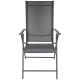 8. GARDEN CHAIR 57x68x106CM 2xTEXTLINE 7-POSITION SET 2 PCS