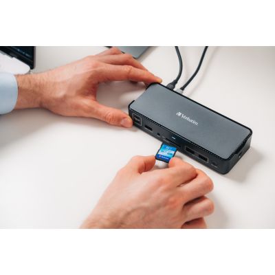 10. Verbatim CDS-15 Wired USB 3.2 Gen 1 (3.1 Gen 1) Type-C Black, Grey