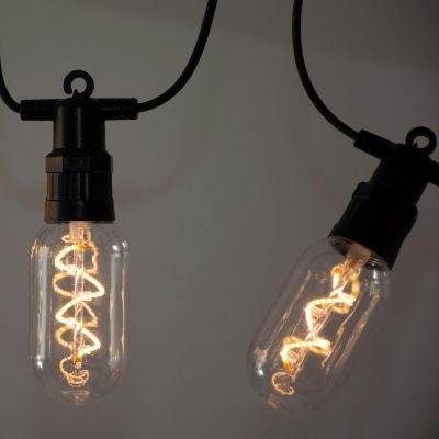 12. PARTY LIGHT OUTDOOR GARLAND 12 SPIRAL 12LED BULBS 6.3M 230V