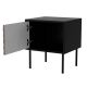 2. CORTINA bedside table 2 pcs 45x40x51 black/walnut
