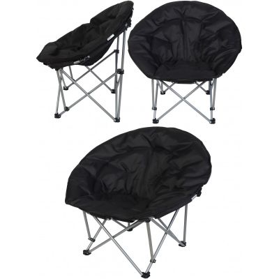17. TRIP FOLDING CHAIR 83x80x40CM BLACK