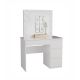 MIJAS DESK SET RIGHT WHITE + MARINA MIRROR