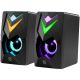 3. DEFENDER PC SPEAKERS J4 2.0 6W LED USB BLACK 65964
