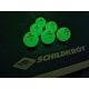 15. GLOW IN THE DARK POLY TABLE TENNIS BALLS 40 6 PCS POT