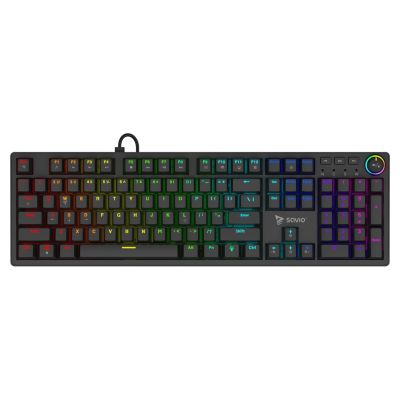 2. SAVIO MECHANICAL KEYBOARD STYX OUTEMU BROWN HOT SWAP RGB