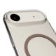 6. Puro Lite Mag TPU+PC Case Compatible with MagSafe for iPhone 17 Air - Transparent with Brown Ring