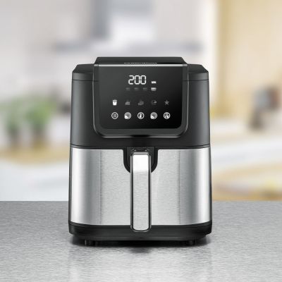 4. Rommelsbacher FRH 1500 Fryer Single 5L Autonomous 1500W Hot Air Fryer Black, Stainless Steel