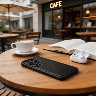 8. Tech-Protect Wallet MagSafe Case for Samsung Galaxy S26 Ultra - Matte Black